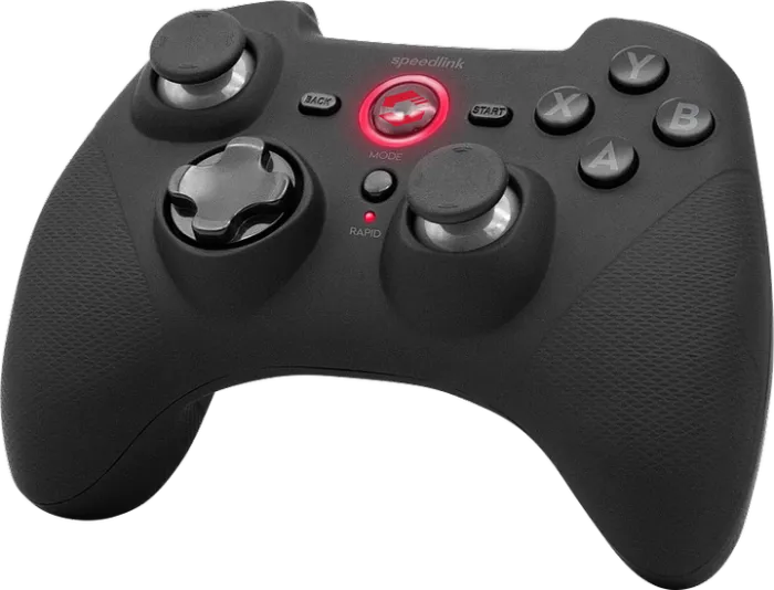 Геймпад беспроводной SPEEDLINK RAIT Gamepad - Wireless - for PC/PS3/Switch/OLED rubber-black (SL-650110-BK)