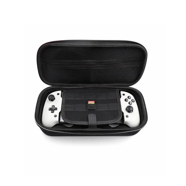 Защитный кейс-чехол и геймпад DOBE для консоли Nintendo Switch / NS OLED, слоты под игровые картриджи, USB Type-C зарядка Power Delivery (PD) контроллер, джойстик