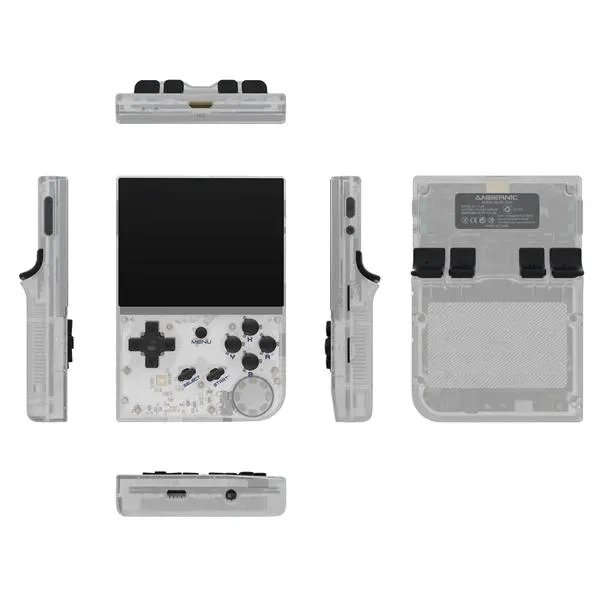 Портативная игровая приставка Anbernic RG35xx (3.5 дюйма, 2100 мАч, серая)