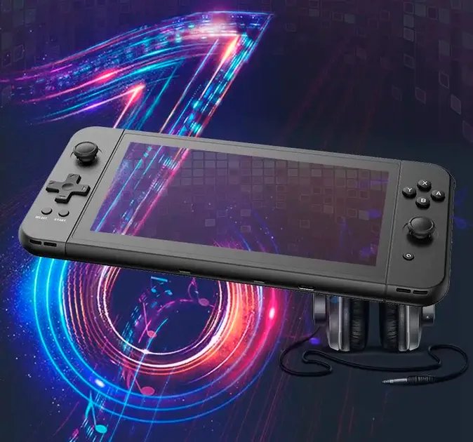 Портативная игровая приставка Powkiddy X70 (7 дюймов, 128 бит)