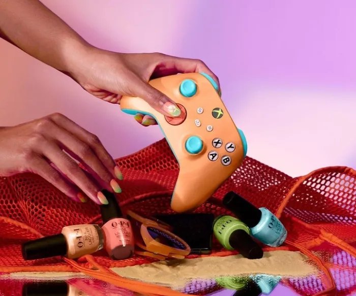 Беспроводной геймпад Microsoft Xbox Wireless Controller Sunkissed Vibes OPI Special Edition (QAU-00118)