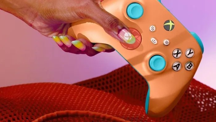 Беспроводной геймпад Microsoft Xbox Wireless Controller Sunkissed Vibes OPI Special Edition (QAU-00118)