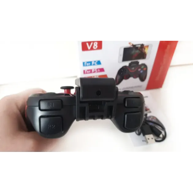 Джойстик на телефон ПК планшет геймпад для смартфона V8 чорний (zx-7211)