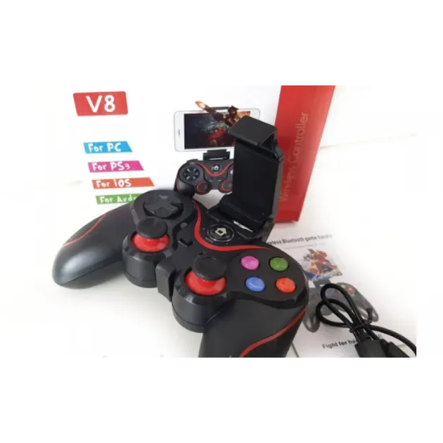 Джойстик на телефон ПК планшет геймпад для смартфона V8 чорний (zx-7211)