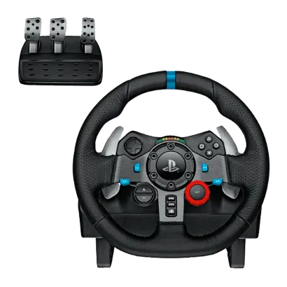 Руль Проводной Logitech PlayStation 4 G29 Driving Force Racing Wheel (941-000110, 941-000112) Black