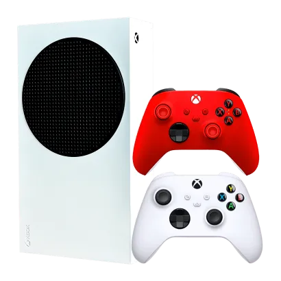 Набор Консоль Microsoft Xbox Series S 512GB White + Геймпад Беспроводной Microsoft Xbox Series Pulse Red