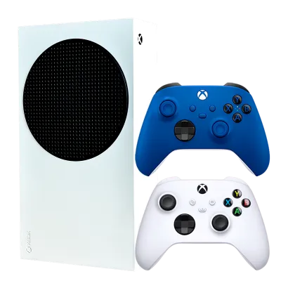 Набор Microsoft Xbox Series S 512GB White + Геймпад Microsoft Xbox Series Shock Blue