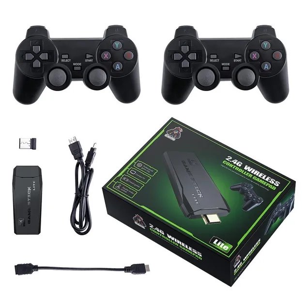 Игровая консоль Game Stick Lite M8 64Gb 4K Ultra HD 2 джойстика 256MB RAM 128MB Flash
