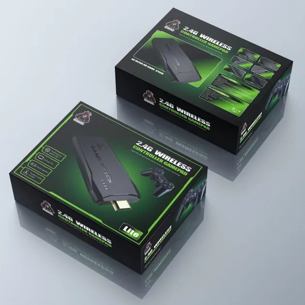 Игровая консоль Game Stick Lite M8 64Gb 4K Ultra HD 2 джойстика 256MB RAM 128MB Flash
