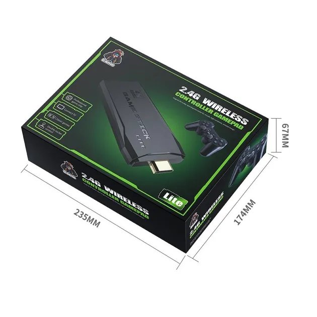Игровая консоль Game Stick Lite M8 64Gb 4K Ultra HD 2 джойстика 256MB RAM 128MB Flash