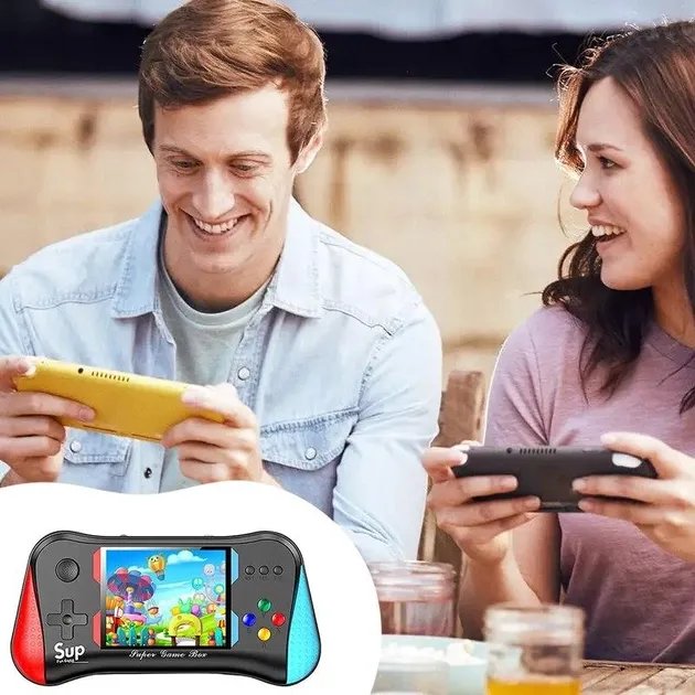 Портативная игровая приставка SUP Game Joystick Q12 500 в 1 c джойстиком