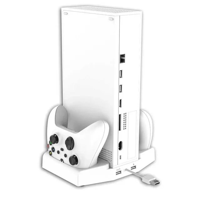 Универсальная док - станция Ipega PG-XBS011S для XBOX Series S с RGB подсветкой и охлаждением, White