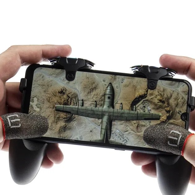 Игровой комплект Coloreds Lite для игры на телефоне тригеры джойстик геймпад напальчники коробочка брелок 9в1