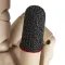 Ігрові напальчники Grey Fiber чорно червоні еластична легка версія 4 шт для гри на телефоні pubg standoff 2