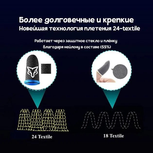 Sarafox Wasp Feelers v3 pro 4 шт напальчники с боксом для игры телефона смартфона пабг pubg mobile пубг