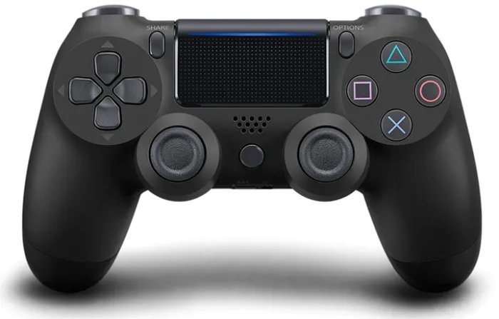 Беспроводной геймпад Doubleshock для PS4 Wireless Bluetooth с двойной вибрацией, джойстик для приставки PS4, PS TV, PS Now, Black Черный