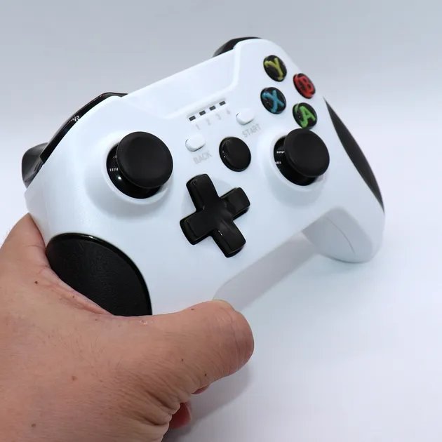 Игровой беспроводной геймпад Generic X-ONE Wireless аккумуляторный джойстик для XBox One, PlayStation 3, PC, Android White