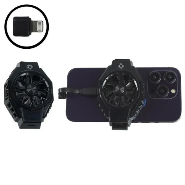 Полупроводниковый кулер с элементом Пельтье X9 RGB со сквозным питанием для iPhone версия кабеля Lightning