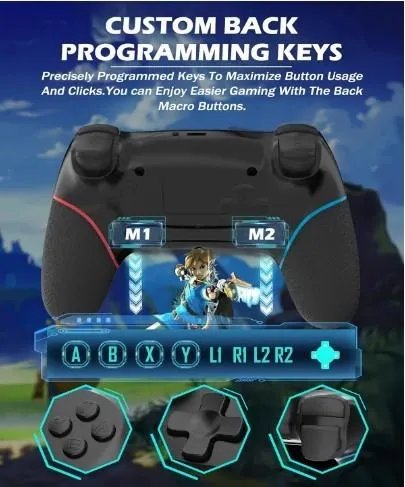 Геймпад для Nintendo Switch BOLEi Verbesserte Wireless Controller