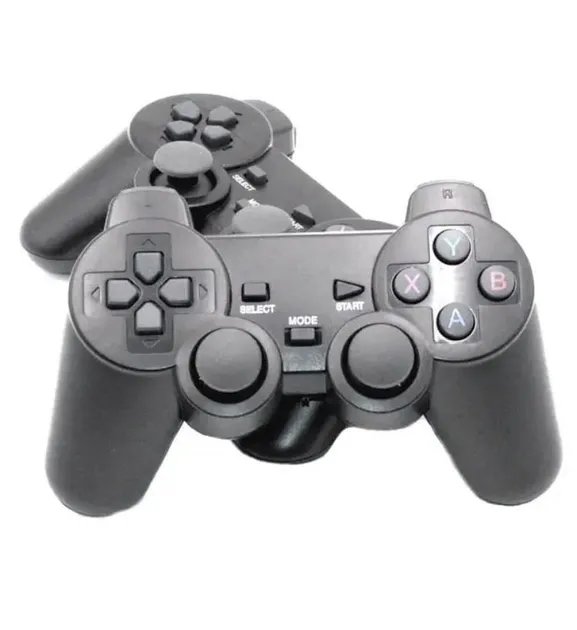 Портативная игровая приставка Game Stick 4K HDMI для телевизора с двумя беспроводными джойстиками, Черный