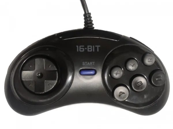Джойстик для приставки Сега 16 бит (МД2, 143 см, высокое качество)