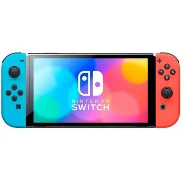 Nintendo Switch (OLED model) Neon Blue-Red + Игра EA SPORTS FC 24 (русская версия)