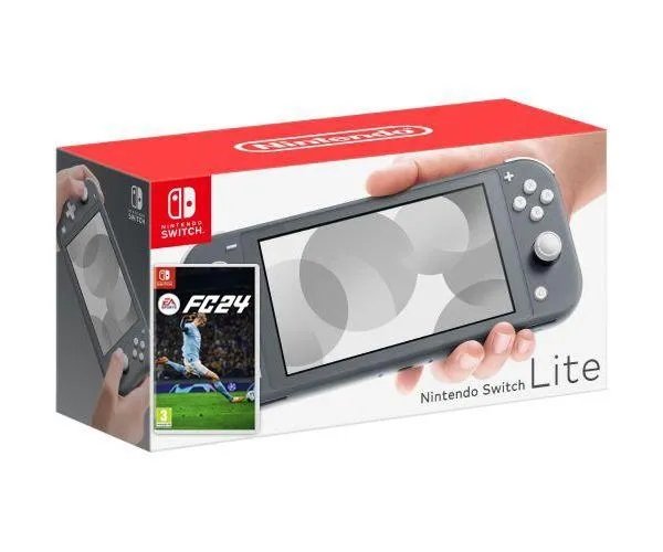 Nintendo Switch Lite Gray + Игра EA SPORTS FC 24 (русская версия)
