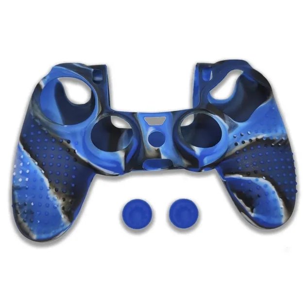 Чехол на геймпад Dualshock 4 и накладки на стики, силикон