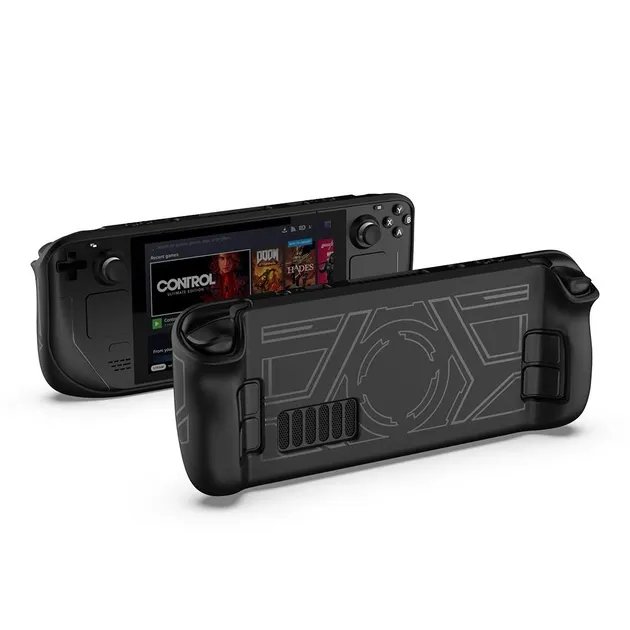 Защитный черный чехол-кейс DOBE для консоли-приставки / портативного игрового компьютера Valve Steam Deck