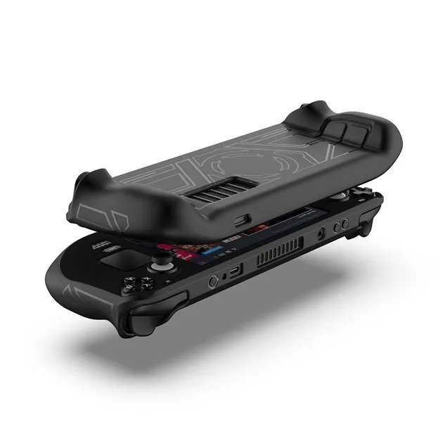 Защитный черный чехол-кейс DOBE для консоли-приставки / портативного игрового компьютера Valve Steam Deck