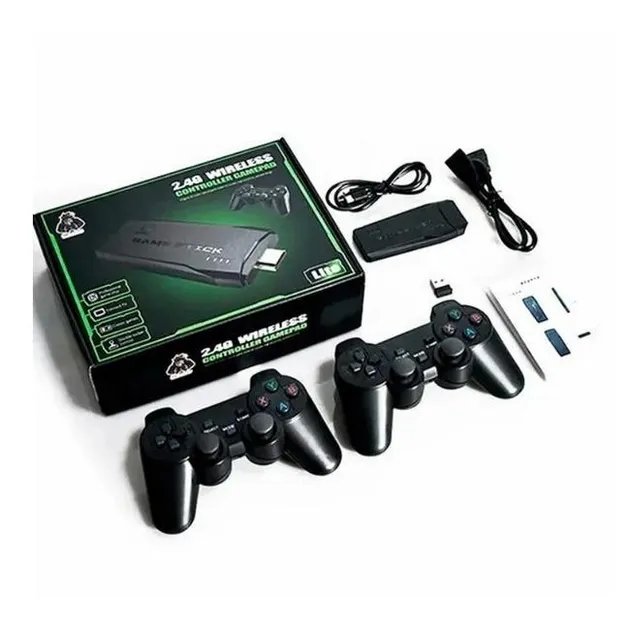 Приставка + 2 беспроводных джойстика Game Stick 8626 HDMI Black N