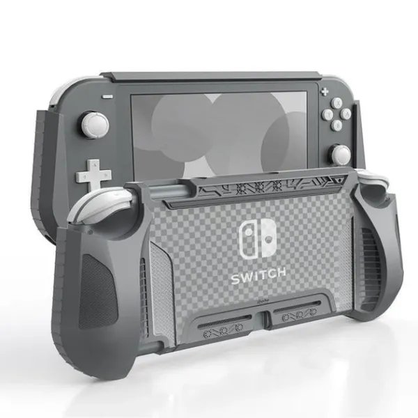 Защитный чехол бампер HEYSTOP для Nintendo Switch Lite / Grey