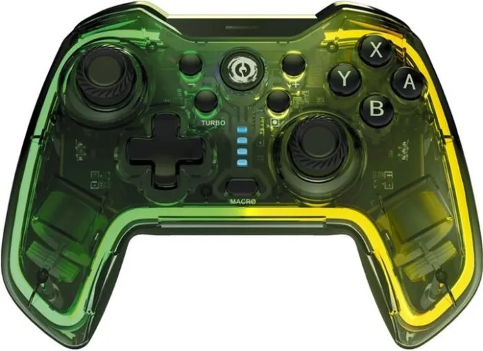 Беспроводной геймпад Canyon Brighter GPW-02 Wireless RGB 5in1 iOS/Nintendo Crystal (CND-GPW02)