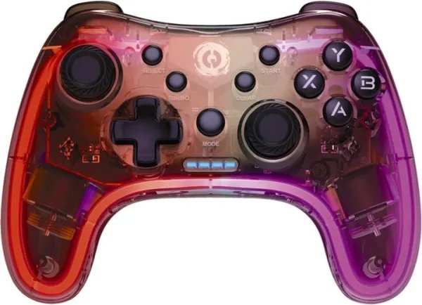 Беспроводной геймпад Canyon Brighter GPW-04 Wireless RGB 5in1 PS4/Xbox360 Crystal (CND-GPW04)
