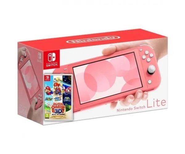 Портативная игровая приставка Nintendo Switch Lite Coral (045496453176)