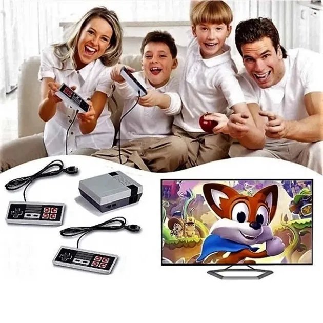 Игровая приставка UKC Mini TV Game Console 1000 игр Белая