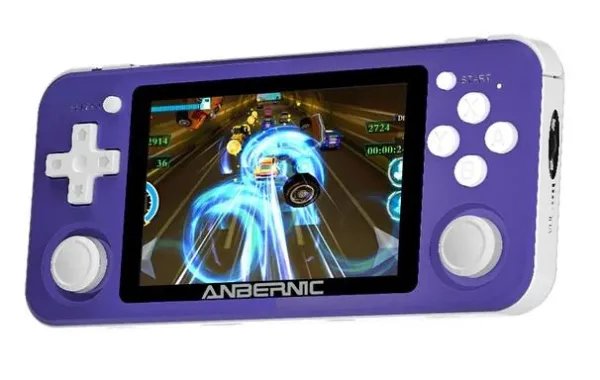 Портативная игровая приставка Anbernic RG351P 64gb + игры Фиолетовый