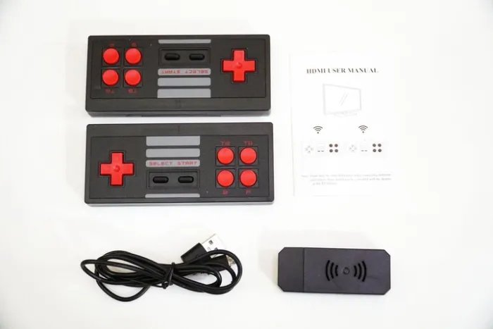 Игровая приставка Dendy HDMI с беспроводными джойстиками + 600 игр