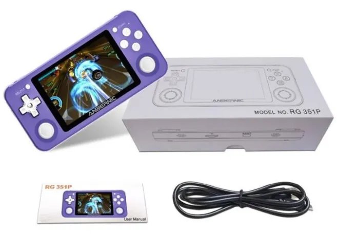 Портативная игровая приставка Anbernic RG351P 64gb + игры