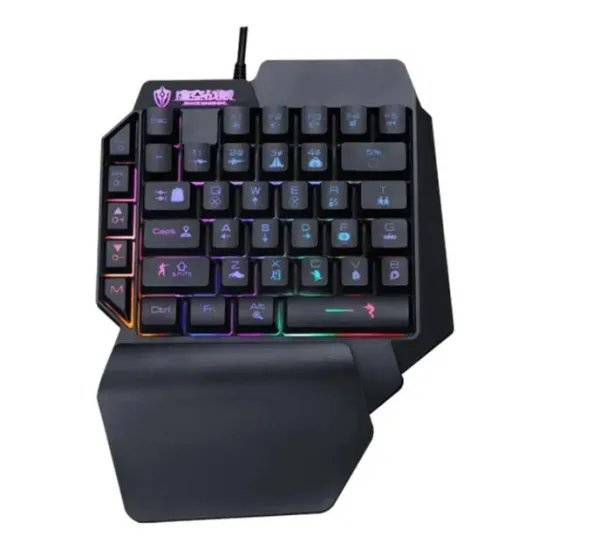 Клавиатура проводная игровая Sundy PUBG Mobile Keyboard G01 USB Black с подсветкой