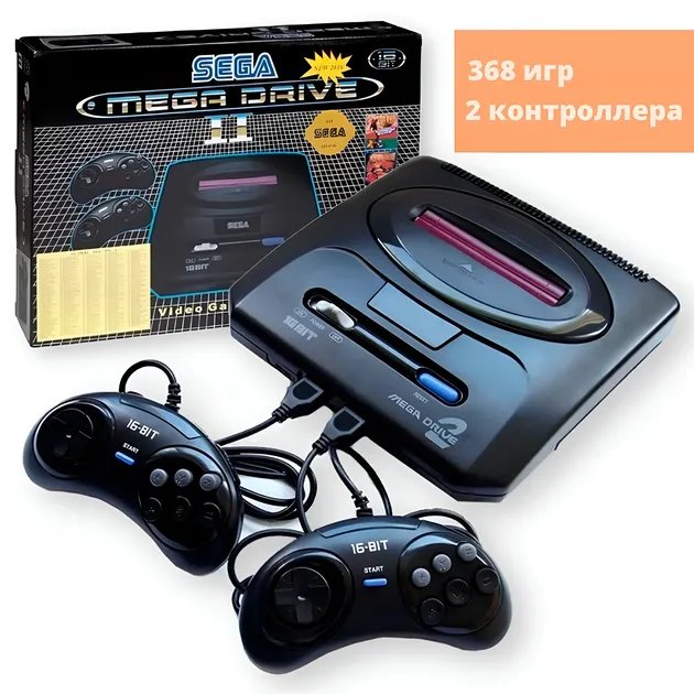 Игровая приставка sega mega drive 2 16 бит
