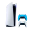 Набор Консоль Sony PlayStation 5 Blu-ray 825GB (9424390) White + Геймпад Беспроводной DualSense Ice Blue