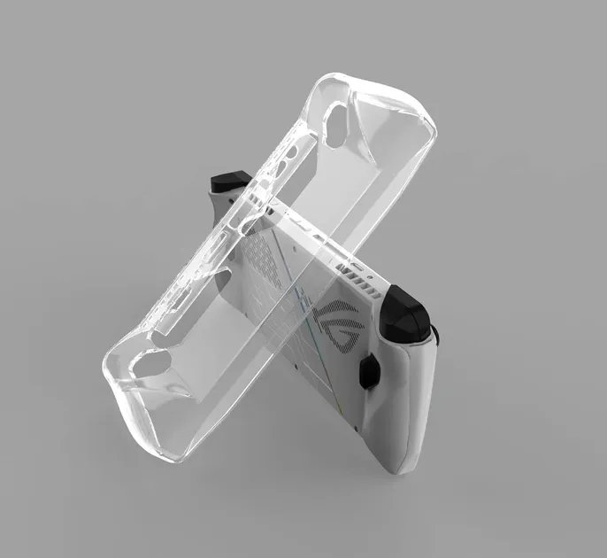 Чехол-накладка Transparent для портативной игровой консоли ASUS ROG Ally (Прозрачный)