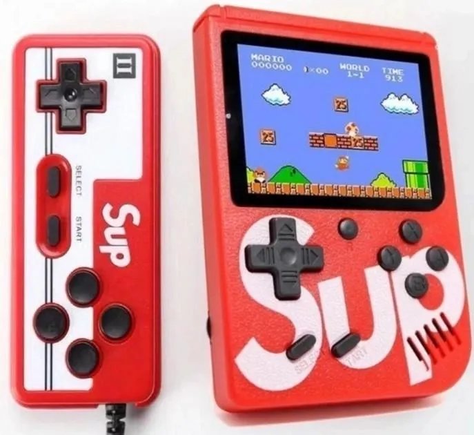 Игровая приставка на 2 игрока для телевизора SUP GAME BOX NES 500+ игр старая консоль портативная