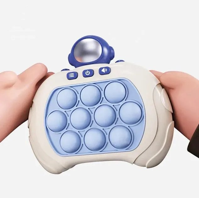 Электронная приставка консоль Quick Push Game приставка игры Pop It антистресс тик ток игрушка Astronaut Без бренда