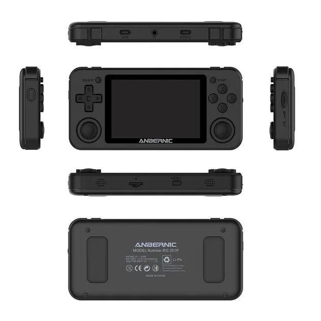 Портативная игровая приставка ANBERNIC RG351P 64GB 2500 игр / Black