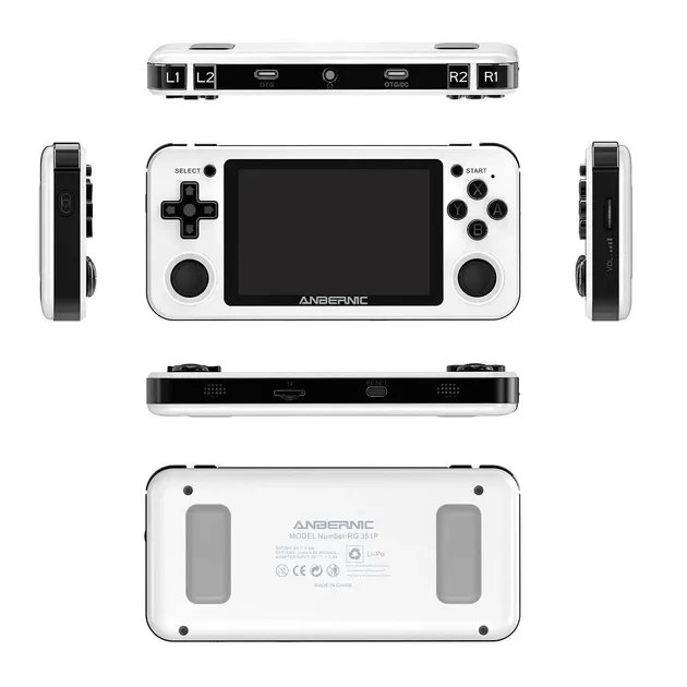 Портативная игровая приставка ANBERNIC RG351P 64GB 2500 игр / White