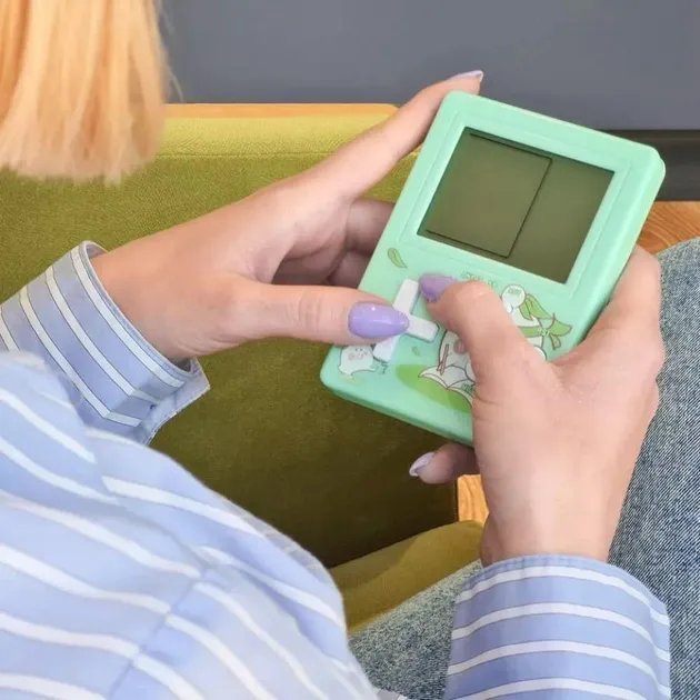 Ретро игровая приставка Tetris 26 games in 1 Green [96790]