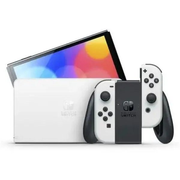 Nintendo Switch (OLED model) White + Игра Hogwarts Legacy (русская версия)