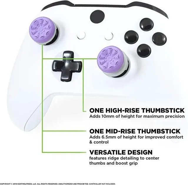 Накладки на стики KontrolFreek® Galaxy (Purple) для геймпада Xbox One|Series